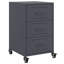 Aneyah 36cm W Steel Bedside Table-447055222