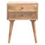 Alisha 45cm W Solid Wood Bedside Table