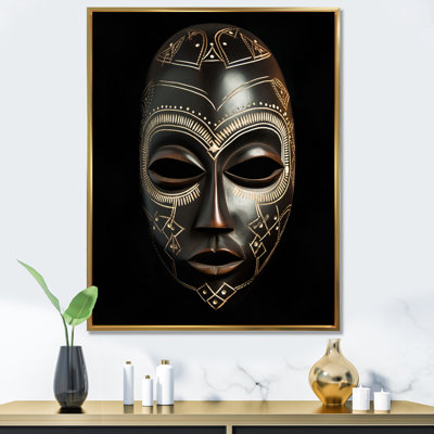 Ethnical Traditional African Mask IV - African Tribal Framed Prints