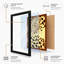 Spotted Leopard Study Boho 1 Piece Single Picture Frame Wall Art-136678174-136678172