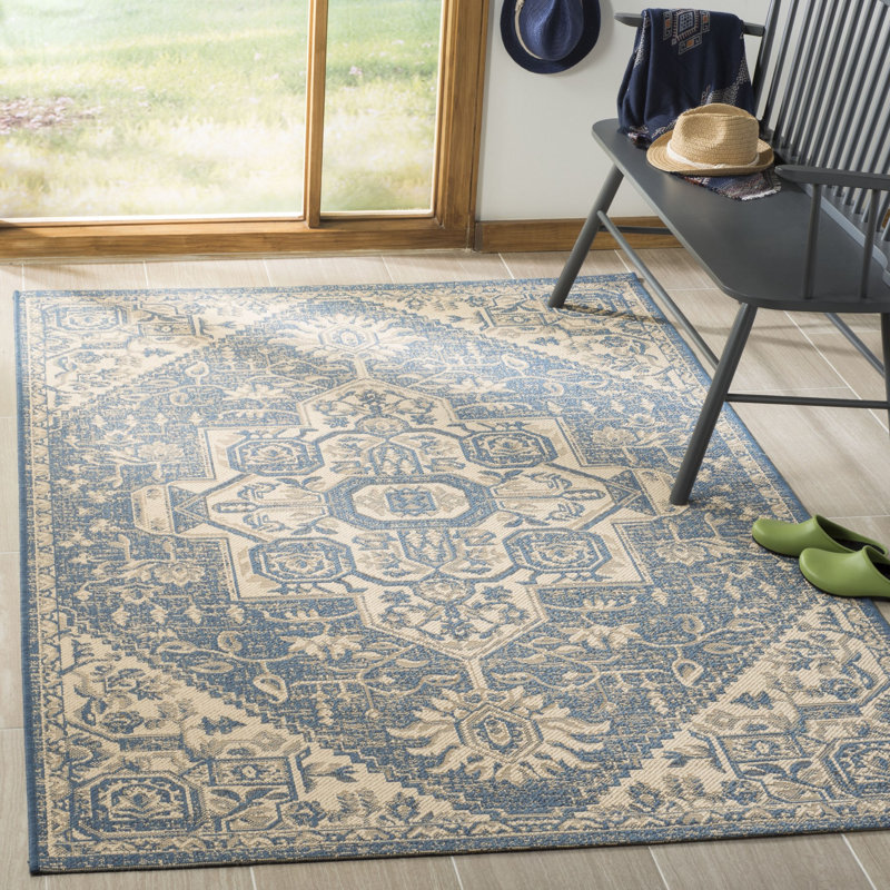 Tapis d'intérieur / extérieur Donivin Linden, Rectangle 5 pi 3 po x 7 pi 6 po