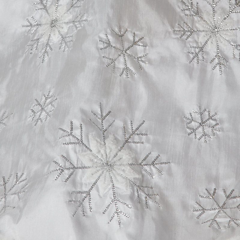 Jupe d'arbre flocon de neige 48 po