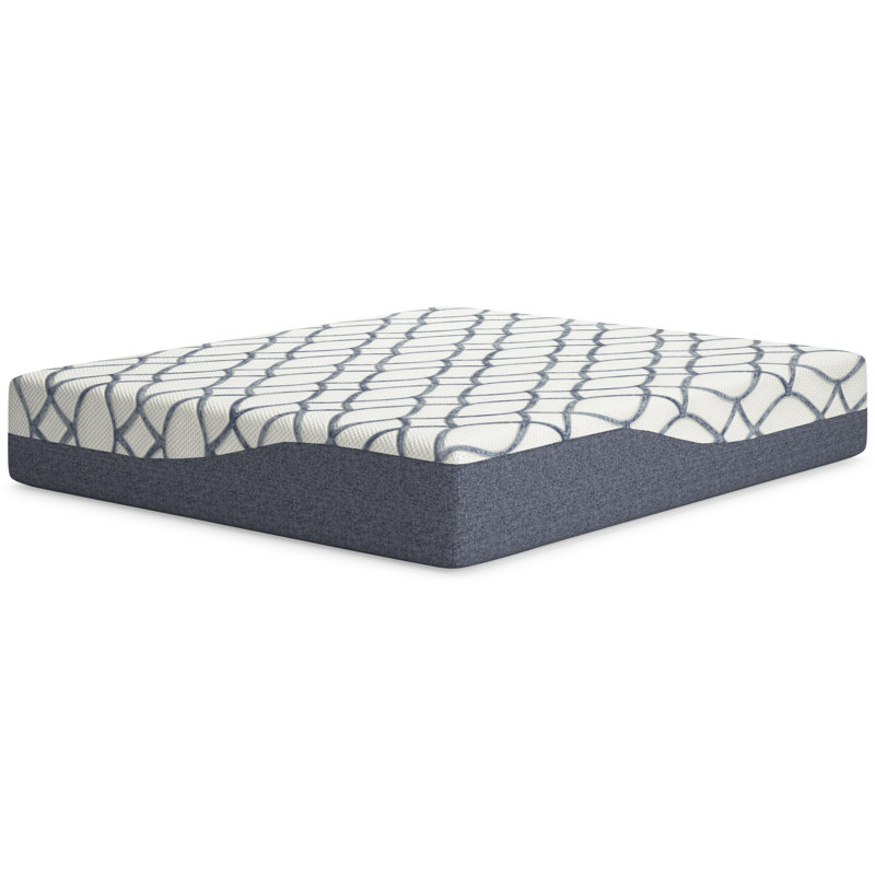Signature Design By Ashley Chime Elite 2.0 Ultra Plush Memory Foam Mattress, California King, 14"