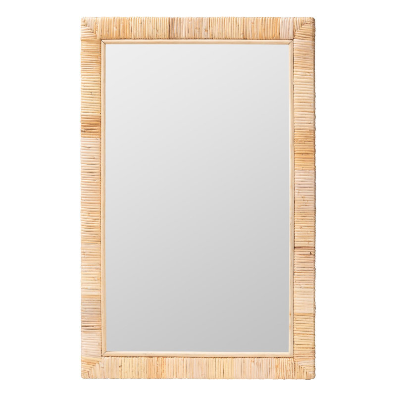 Miroir d'appoint mural Brid Bali & Pari Lankston, 32,30 po x 21,70 po, Rectangulaire