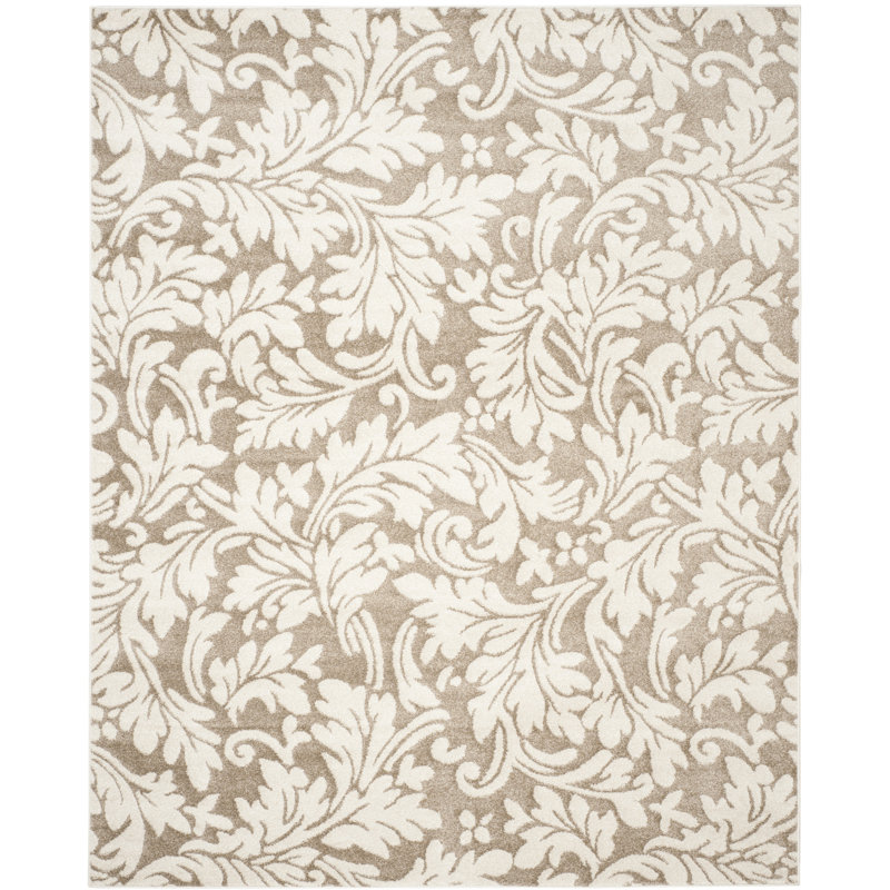 Tapis performance à motif floral Carman, Rectangle 6 pi x 9 pi