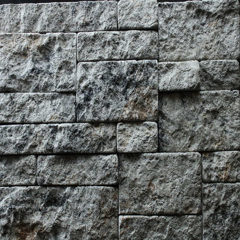 Placage en pierre plate non classé Evolve Stone Capital Sky (14,25 pieds carrés par boîte), Rivière d'argile