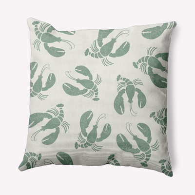 Ludwig Lobster Fest Coastal Throw Pillow PAN405