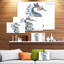 Hippocampe coloré aquarelle - art mural animal-53768029-53768031