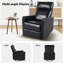 Fauteuil inclinable et pivotant en similicuir Gemius (ensemble de 2)-98127050