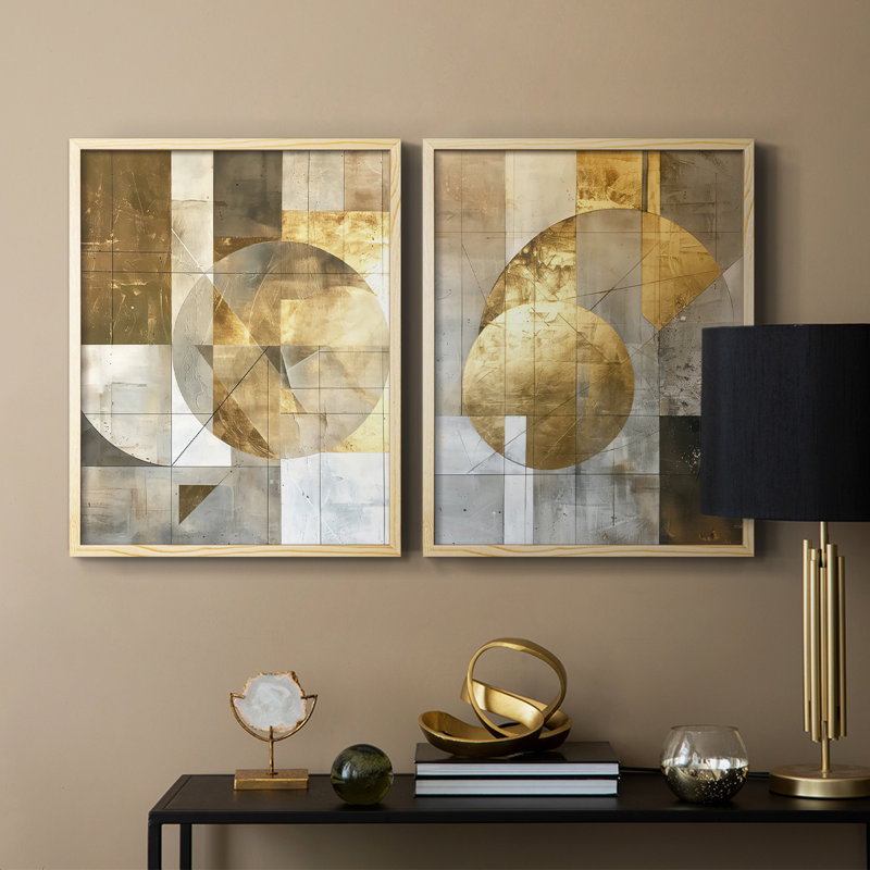 Reproduction encadrée ABSTRACT Series C-Premium - prête à être accrochée - aucun clou requis - aucun clou requis