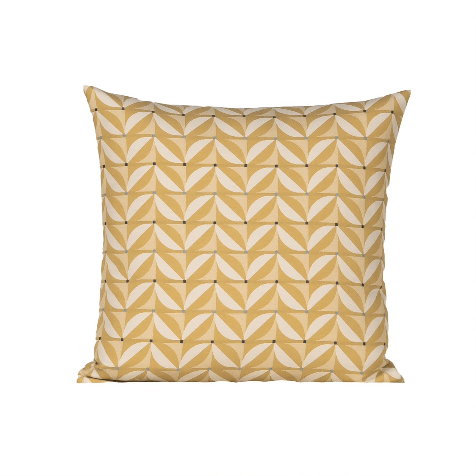 Mattelynn Geometric Indoor/Outdoor Throw Pillow, Yellow, 
Square 26"