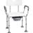 31 Chair For Seniors, Disabled, White, Adjustable, Non-Slip Feet Shower Toilet Seat - Wide Disabled Persons, White