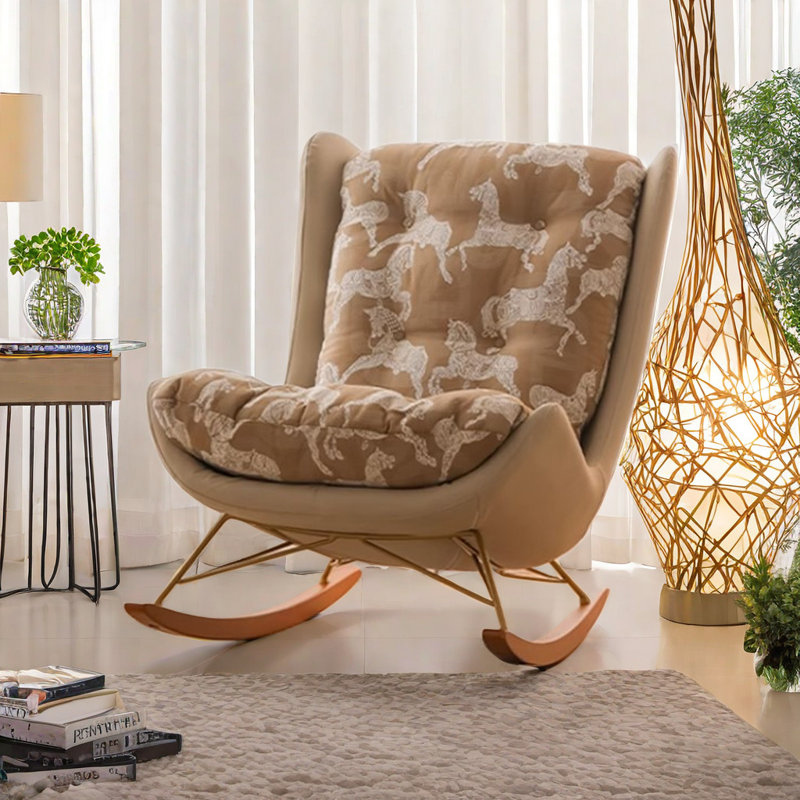 Chaise berçante Retro Art