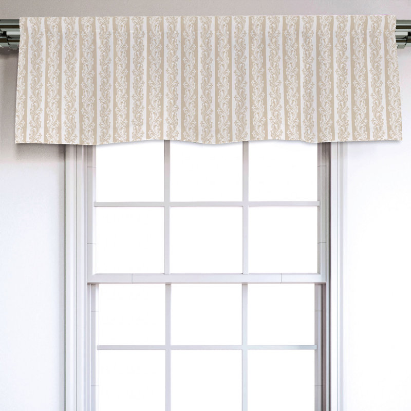 Sateen Ruffled Window Valance