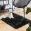 Ismene Solid Colour Shag Area Rug-846224124-909713855