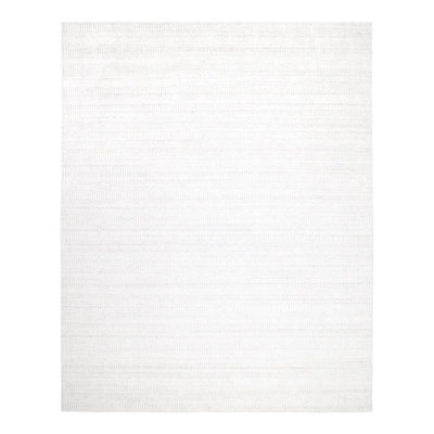 Sanam Hand Knotted Area Rug in Ivory