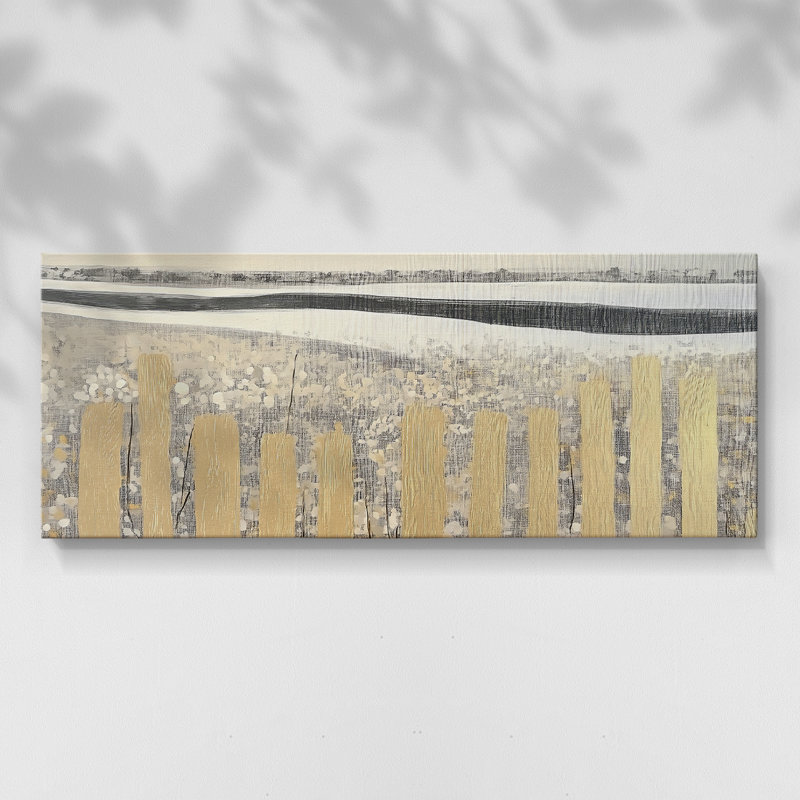 Abstract Series-DLXIV- Gallery Wrapped Canvas -Ready to Hang, 12" H x 30" W