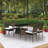Ladera 4 - Person Patio Dining Set Rectangular Table with Cushions Included-748203986