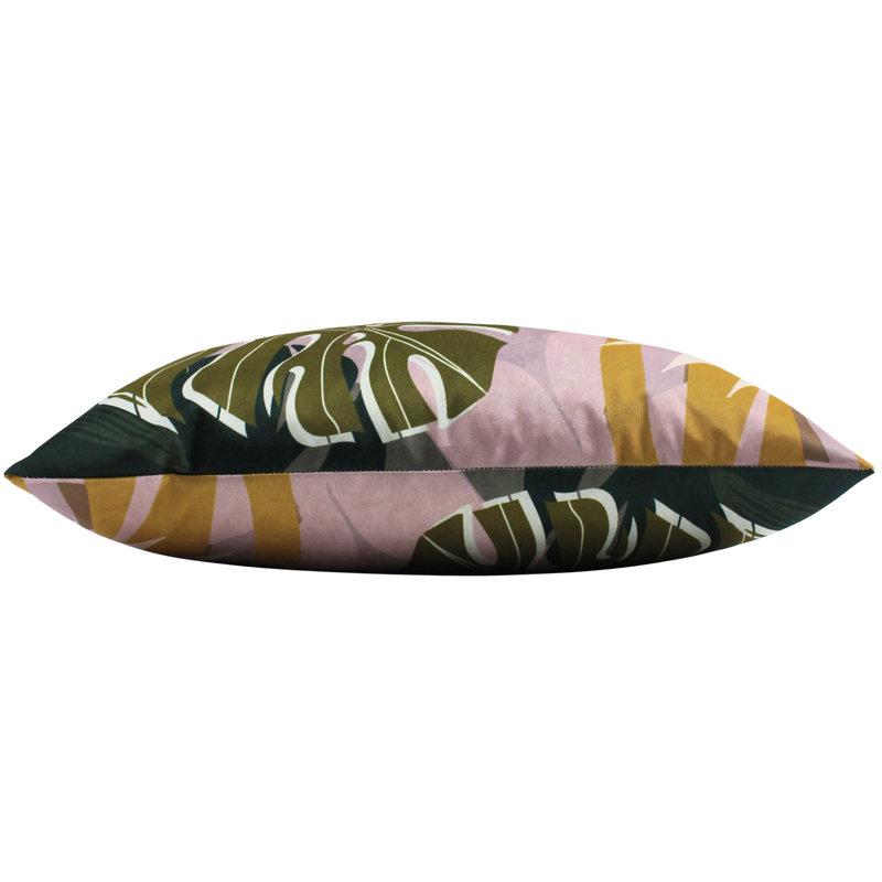 Indoor / Outdoor Floral Rectangular Lumbar Cushion