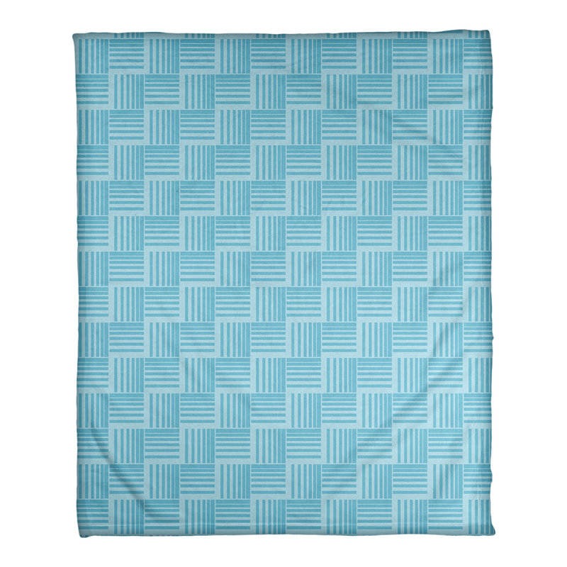 Dana Strider Sewn Throw Blanket, 50" W x 60" L, Teal