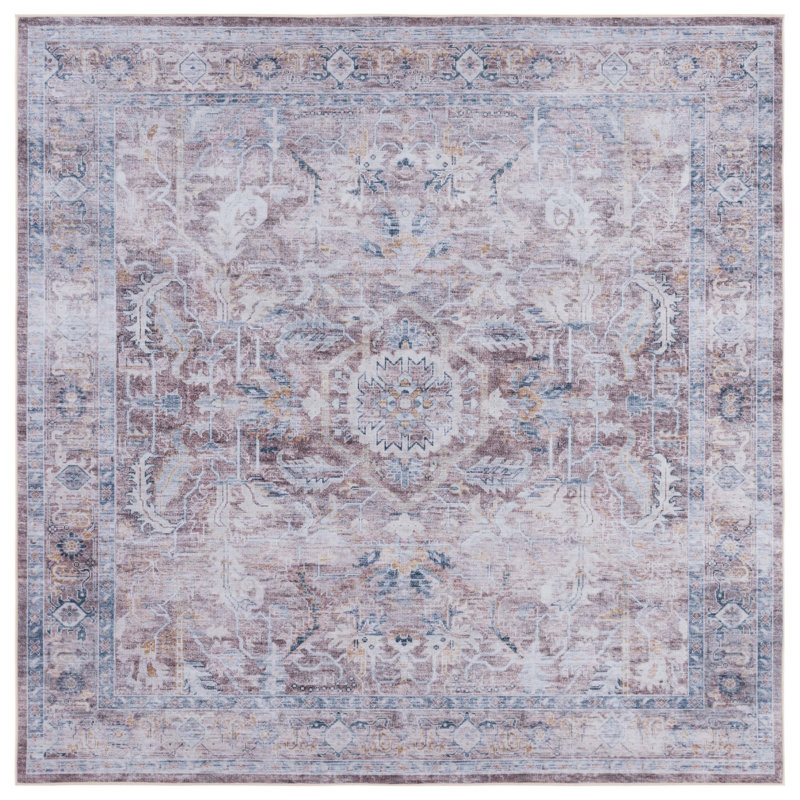 Tucson Performance Machine Washable Oriental Rug, Square 6'