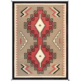 Canvello Reversible Wool Mocha Area Rug- 9'2'' X 11'9''