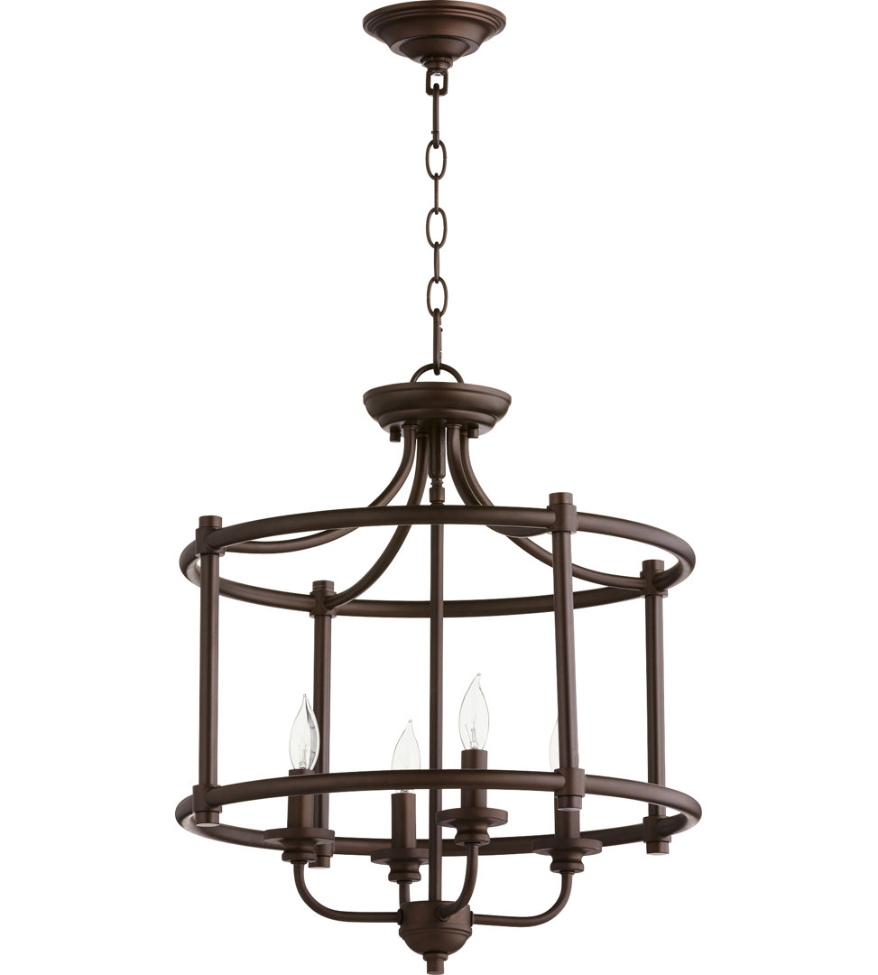 Herman 4 - Light Lantern Cylinder Pendant Charlton Home® 