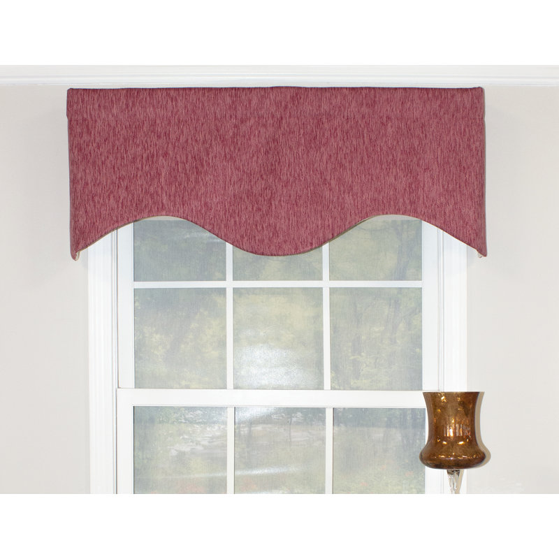 Euclid Cotton Blend Scalloped Window Valance