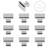 1 1/2" Length Rectangle Knob Multipack-42026411