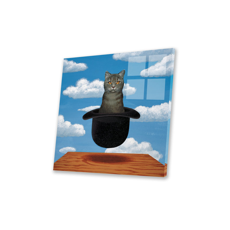 " Magritte Cat " Painting