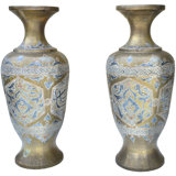 Handcrafted Brass Table Vase