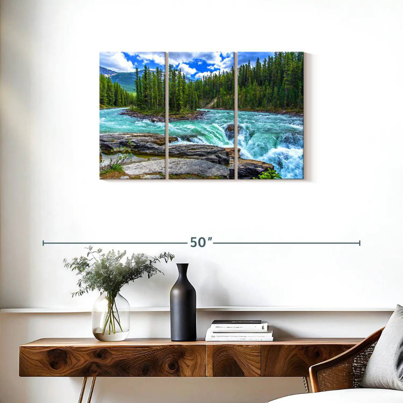 Alvord Sunwapta Falls, H 20 po x l 33 po