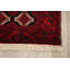 Tapis rouge / beige en laine noué à la main de conception unique 3 pi 1 po x 5 pi 6 po Schloss