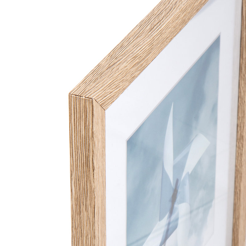 Croyd Beige Beveled Picture Frame with Mat