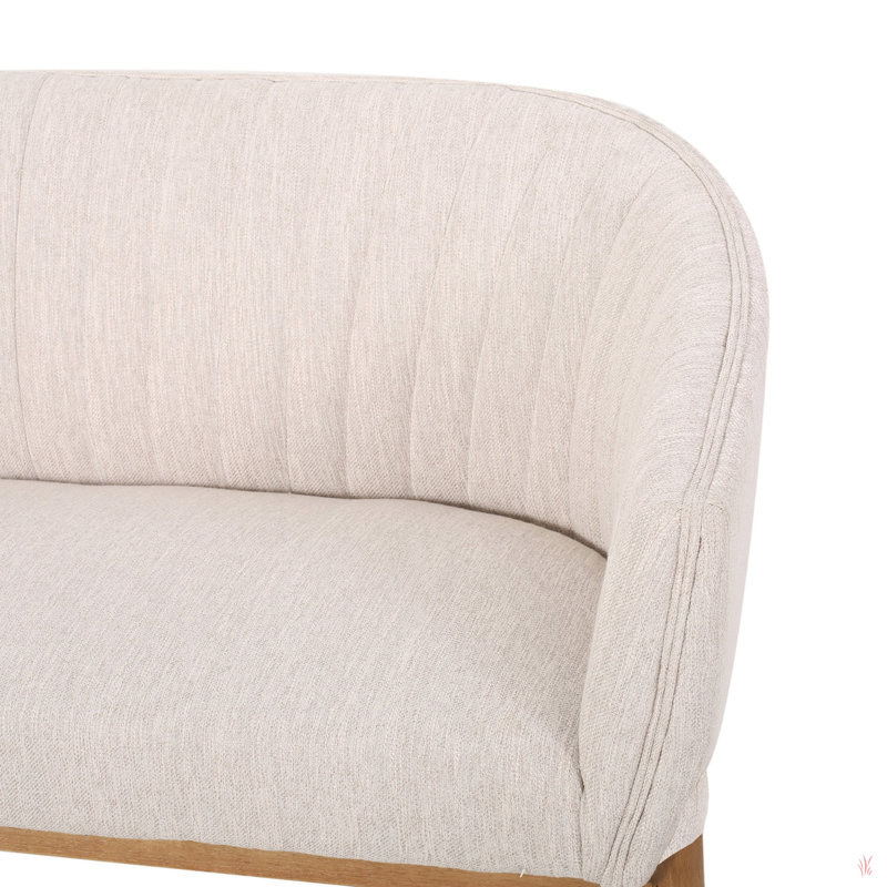 Causeuse Kerby, Beige