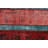 Small Red Wool Door Mat With Turkish Vintage Oushak Patchwork For Entry - Overdyed Natural Nomadic Anatolian Hand Tufted Design