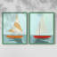 Petite voile I-Premium, reproduction encadrée - prête à être accrochée - aucun clou requis - aucun clou requis-166049507-166049518