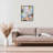 With A View Abstract Framed Giclee, design by Katherine Irvin-774270710-774270711
