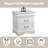 Louis Philippe White Finish Nightstand-1991488673