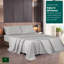 Ensemble de draps 100% satin de coton 200 fils respirant et rafraîchissant-86162159-86162151