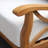 Brunswick Teak Patio Chair with Cushions-357870443-357870442