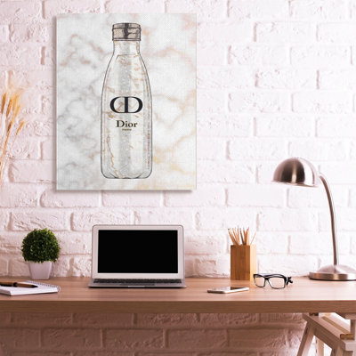 " Sports Bottle Glam Fashion Over Marble " by Ziwei Li