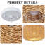 Luminaire suspendu blanc en rotin Nest