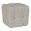 Glen Haven By Thom Filicia Square Boucle and Velvet Tufted Pouffe-221400837