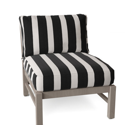 Club Teak Patio Lounge Chair with Cushions
