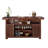 Savannah 84'' Solid Wood Home Bar