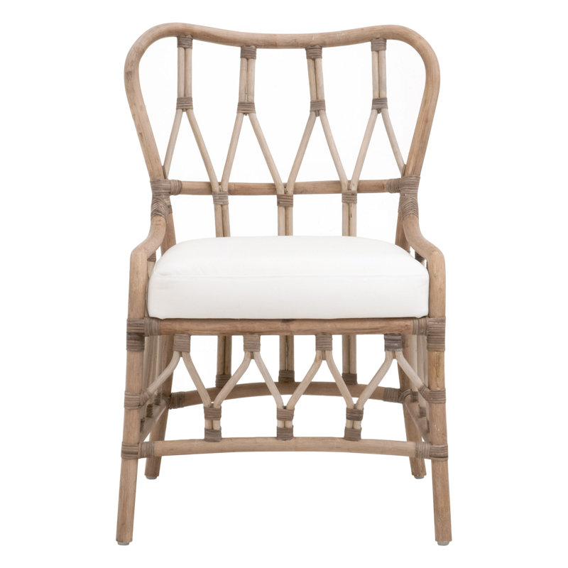 Aglae 19.5'' H Upholstered Side Chair, Beige