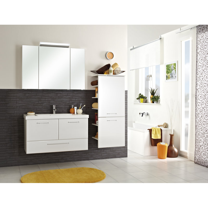 Quickset 341 Wall Bathroom Cabinet, White