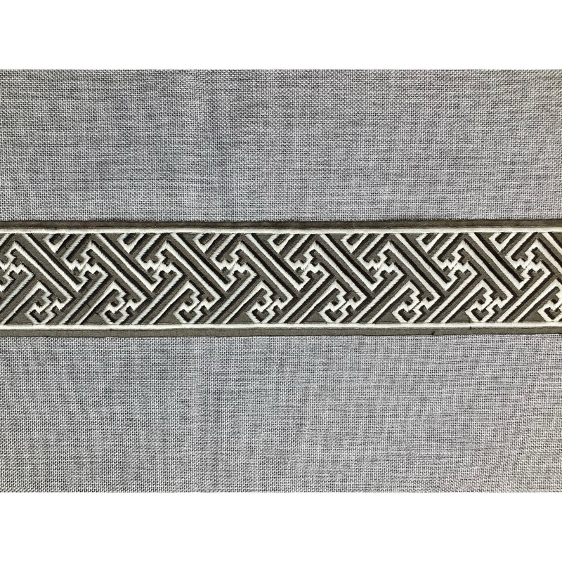 Woven Embroidery Fabric Tape 2 5/8" Width Trim