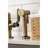 Kingston Brass Two-Handle 4-Hole Deck Mount Industrial Style Bridge Kitchen Faucet with Brass Side Sprayer-68941894-99316514